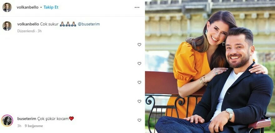Buse Terim'den Volkan Bahçekapılı ile boşanacağı haberini yalanlayan ayrıntı