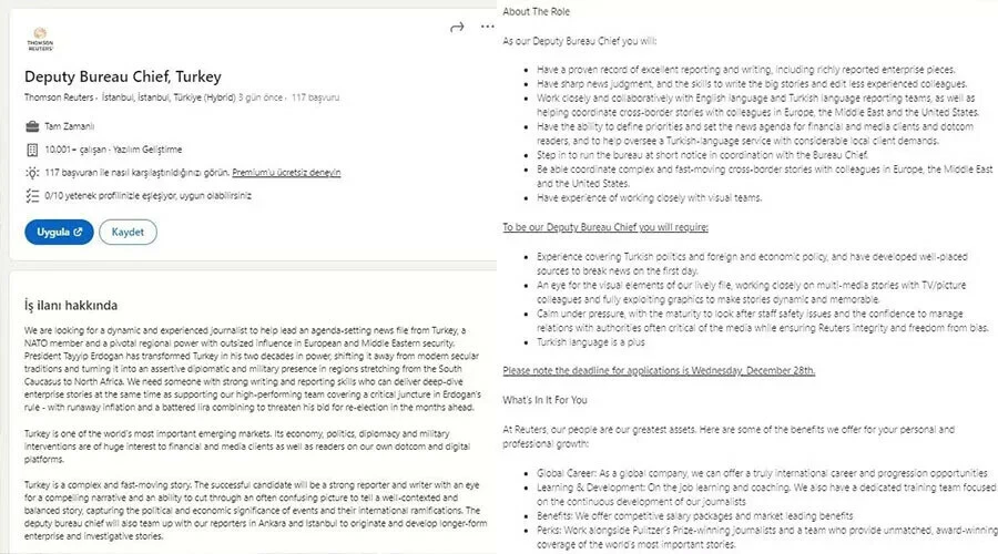 Ünlü ekonomist TRT World’ün Reuters’a misilleme ilanını yorumladı: Muz cumhuriyeti olduk