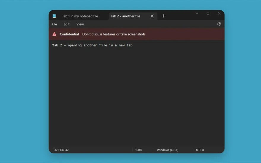 Microsoft çalışanı sızdırdı: Windows 11 için Not Defteri'nin yeni tasarımı ortaya çıktı