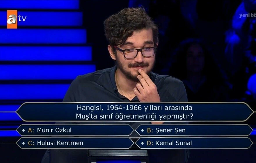 Kim Milyoner Olmak İster yarışmasına damga vuran ‘Yeşilçam’ sorusu! Doğru cevap izleyenleri şaşırttı