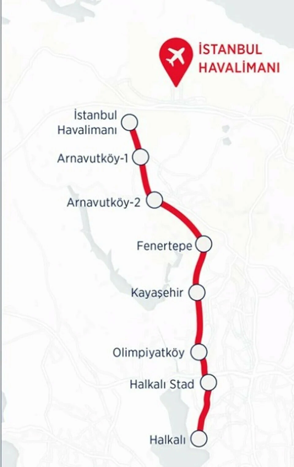 Halkalı-İstanbul Havalimanı Metro Hattı'nın yüzde 87'si tamamlandı