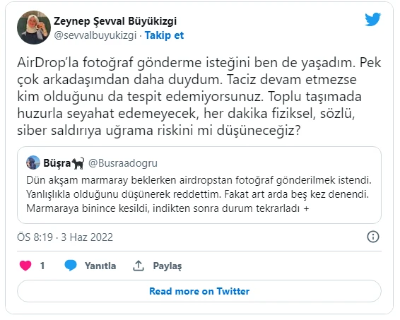 Sokakta, metroda… Tacizcilerin yeni kanalı şimdi de ‘AirDrop’