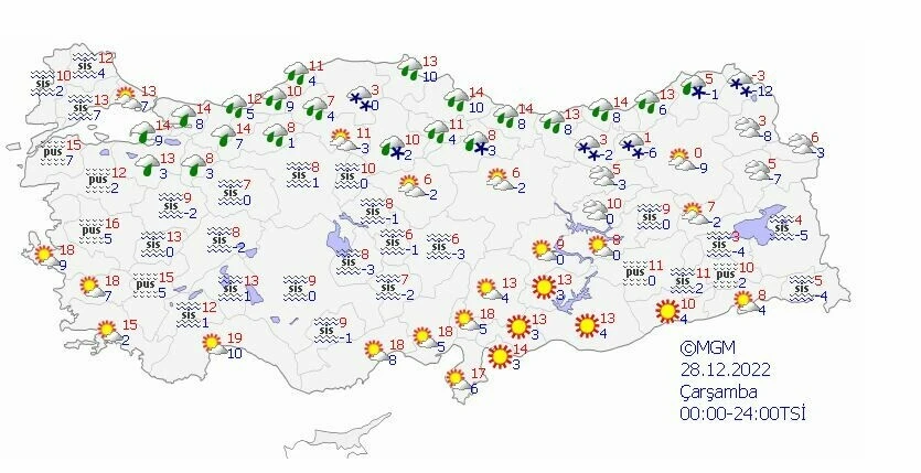 Son dakika: Kar çok şiddetli geri dönüyor! Meteoroloji’den peş peşe uyarılar geldi (Güncel <a href=
