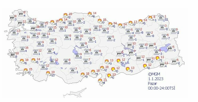 Sis, kar ve sağanak: Güncel hava tahmin raporu yayınlandı (5 günlük hava durumu)