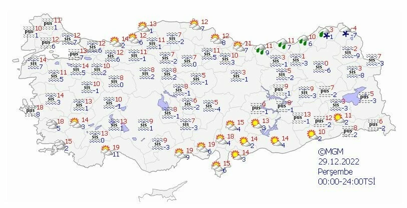 Sis, kar ve sağanak: Güncel hava tahmin raporu yayınlandı (5 günlük hava durumu)