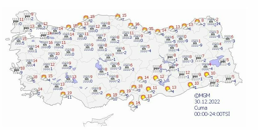Sis, kar ve sağanak: Güncel hava tahmin raporu yayınlandı (5 günlük hava durumu)
