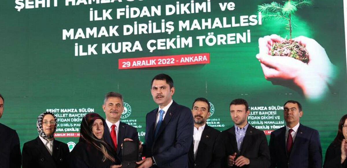 Bakan Kurum Mamak'taki Fidan Dikim Töreni'nde konuştu: Vakit gelmiştir, artık Türkiye Yüzyılı başlıyor